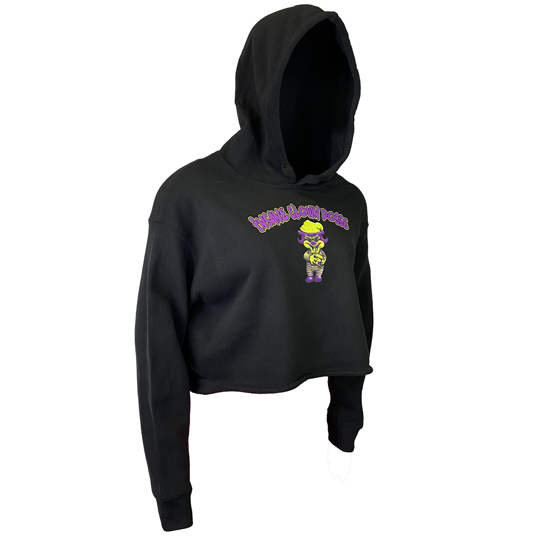 "Baby Riddle Box" Pullover Crop Hoodie