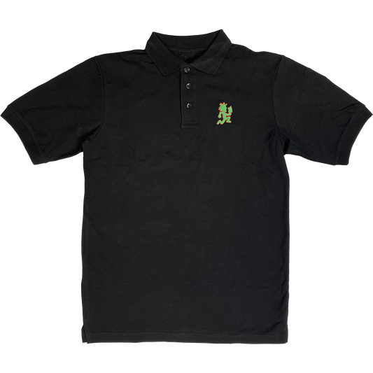 "Hatchetman Green" Embroidered Polo Shirt