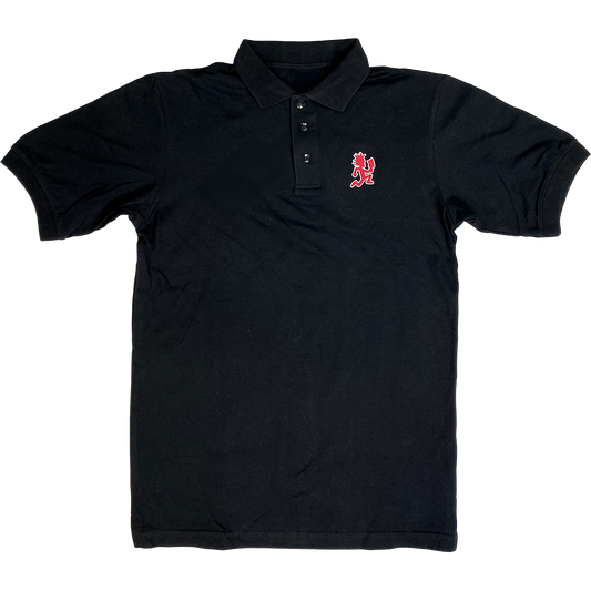 "Hatchetman Red" Embroidered Polo Shirt