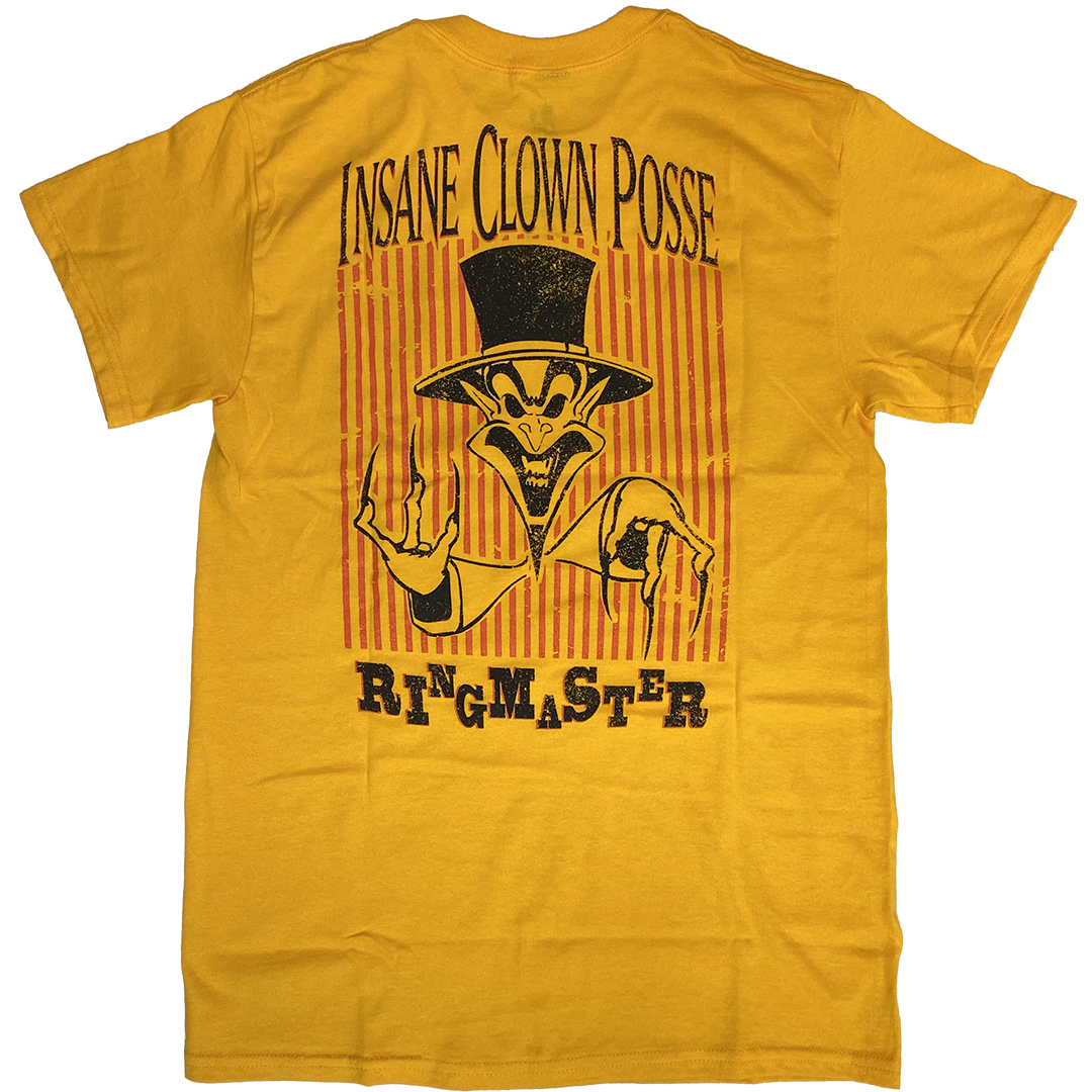 "Ringmaster Stripes" T-Shirt In Yellow