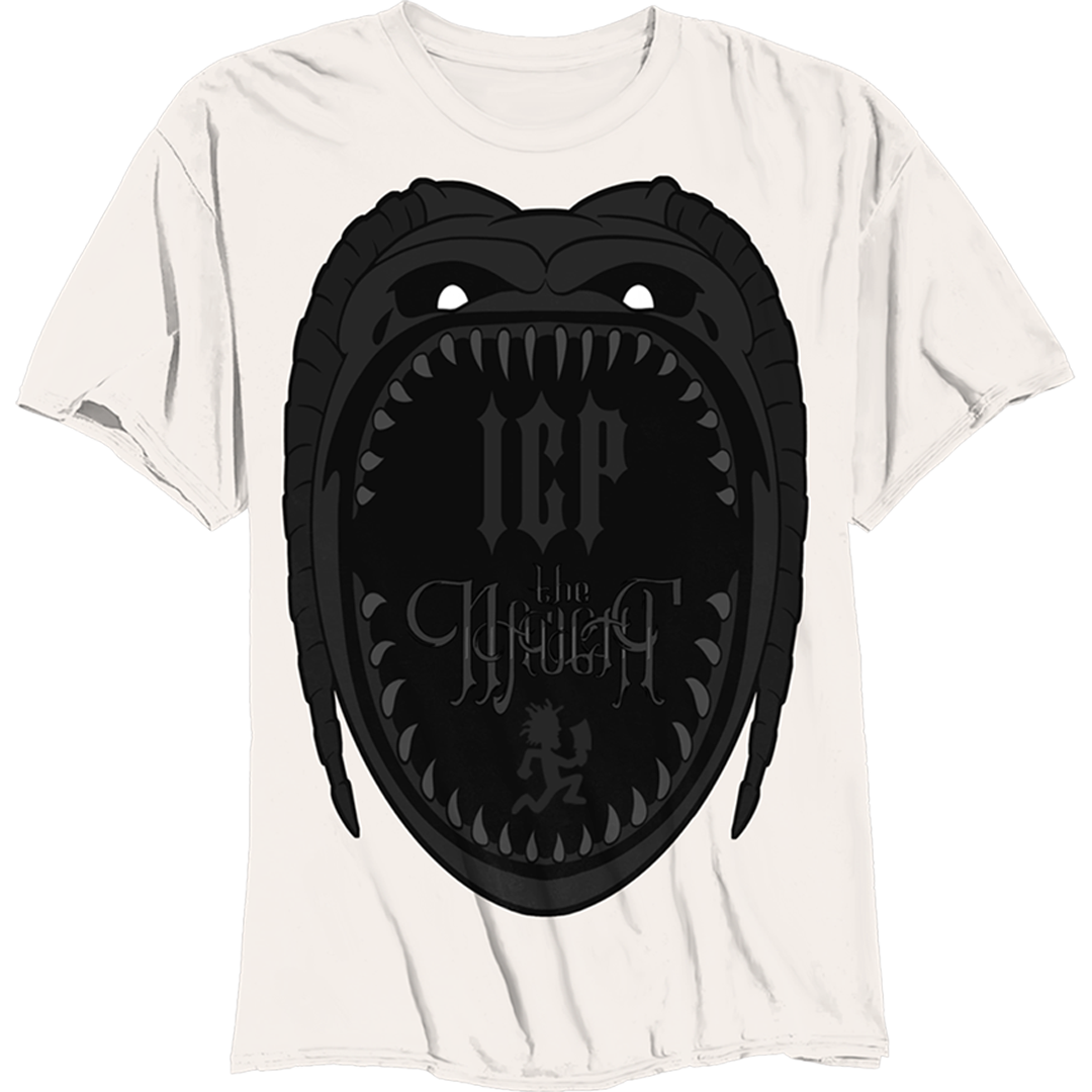 Naught Big Mouth T-Shirt in Vintage White