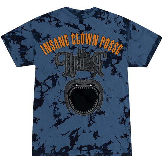 Cold and Dark T-Shirt in Navy Ice Dye